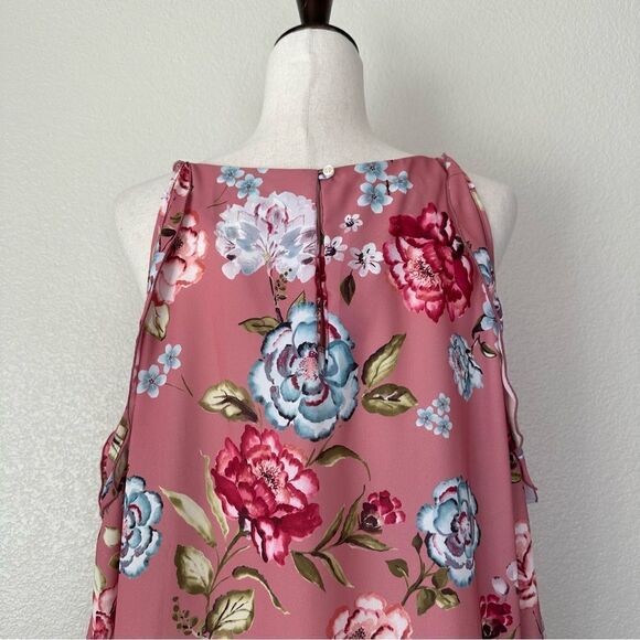 Sweet Pea by Stacy Frati Floral Cold Shoulder Top - Picture 8 of 13